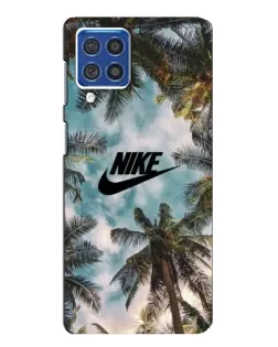 Чохол для Samsung Galaxy F62 з картинкою «Тропічний принт Nike»