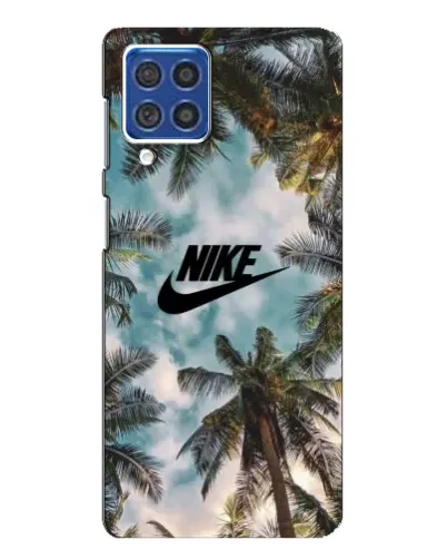 Чохол для Samsung Galaxy F62 з картинкою «Тропічний принт Nike» Чохол для Samsung Galaxy F62 з картинкою «Тропічний принт Nike»