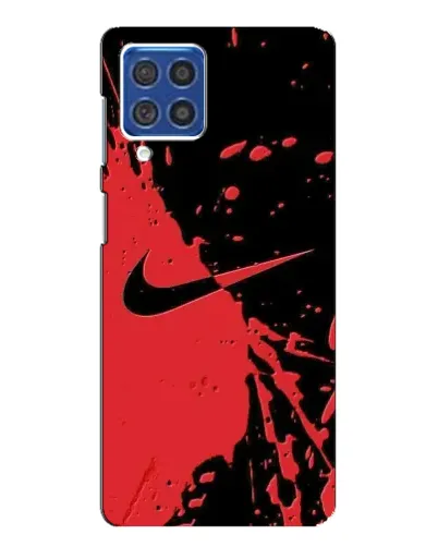 Чохол для Samsung Galaxy F62 з картинкою «Червоні бризки Nike» Чохол для Samsung Galaxy F62 з картинкою «Червоні бризки Nike»