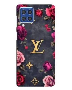 Чехол для Samsung Galaxy F62 с картинкой «Цветочный Louis Vuitton»