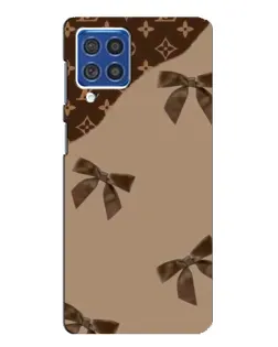 Чехол для Samsung Galaxy F62 с картинкой «LV — кофейный атлас»
