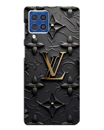 Чехол для Samsung Galaxy F62 с картинкой «Кожаная текстура LV»