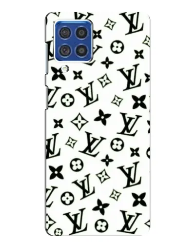 Чехол для Samsung Galaxy F62 с картинкой «Монохромный хаос LV»