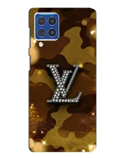 Чехол для Samsung Galaxy F62 с картинкой «Камуфляжный Louis Vuitton»