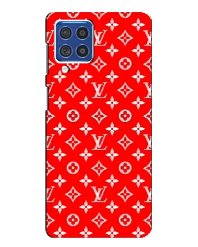 Чехол для Samsung Galaxy F62 с картинкой «Яркий паттерн LV»