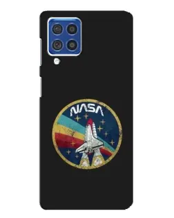 Чехол для Samsung Galaxy F62 с картинкой «NASA — эмблема миссии»