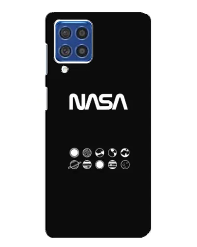 Чехол для Samsung Galaxy F62 с картинкой «NASA — технический принт»
