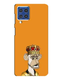 Чохол для Samsung Galaxy F62 з картинкою «Золота мавпа Bored Ape»