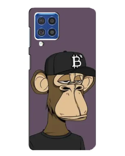 Чехол для Samsung Galaxy F62 с картинкой «Bored Ape в кепке»