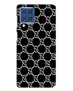 Чехол для Samsung Galaxy F62 с картинкой «Gucci — сетчатый паттерн»