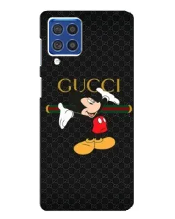 Чехол для Samsung Galaxy F62 с картинкой «Микки Маус Gucci»