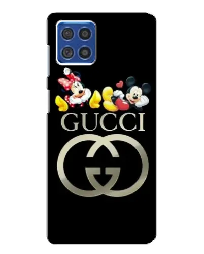Чехол для Samsung Galaxy F62 с картинкой «Gucci — герои Disney»
