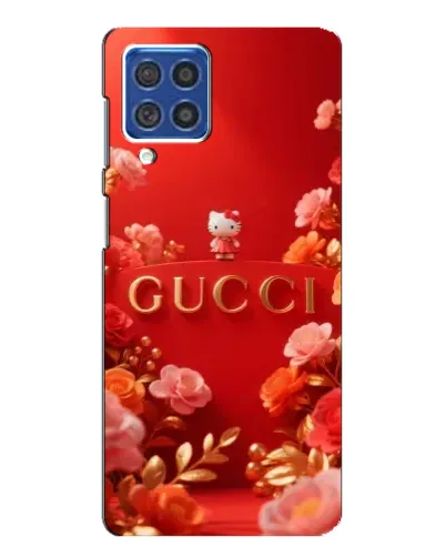 Чехол для Samsung Galaxy F62 с картинкой «Gucci — золотой сад»
