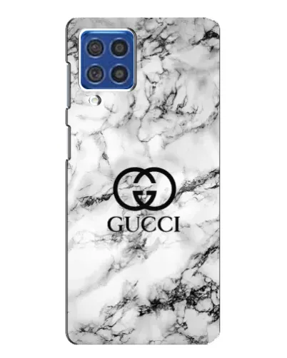 Чехол для Samsung Galaxy F62 с картинкой «Gucci — мраморный шик»