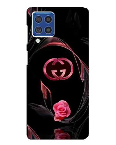 Чехол для Samsung Galaxy F62 с картинкой «Gucci — неоновая роза»