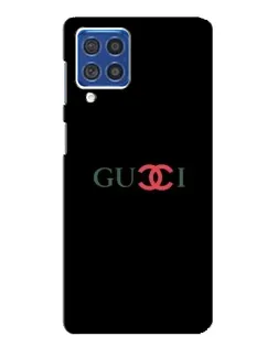 Чехол для Samsung Galaxy F62 с картинкой «Gucci — красный градиент»