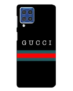 Чехол для Samsung Galaxy F62 с картинкой «Gucci — красный пояс»