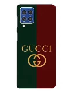Чохол для Samsung Galaxy F62 з картинкою «Gucci — темно-зелений градієнт»