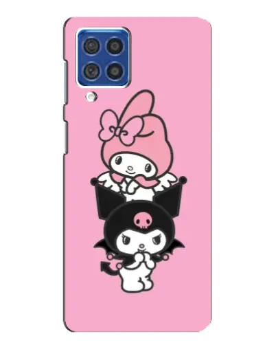 Чехол для Samsung Galaxy F62 с картинкой «My Melody и Kuromi» Чехол для Samsung Galaxy F62 с картинкой «My Melody и Kuromi»