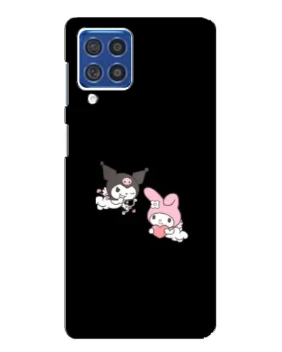 Чехол для Samsung Galaxy F62 с картинкой «My Melody и Kuromi» Чехол для Samsung Galaxy F62 с картинкой «My Melody и Kuromi»