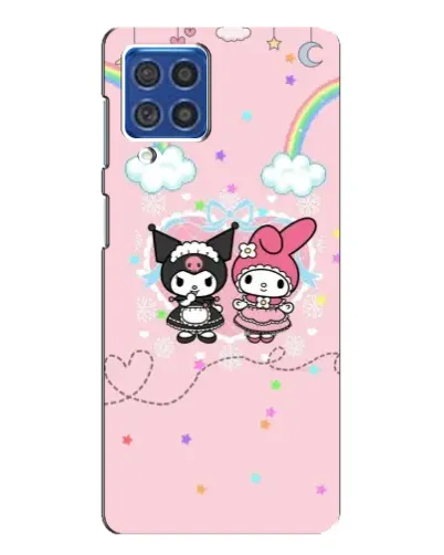 Чехол для Samsung Galaxy F62 с картинкой «My Melody и Kuromi» Чехол для Samsung Galaxy F62 с картинкой «My Melody и Kuromi»
