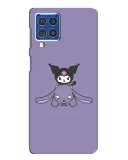 Чехол для Samsung Galaxy F62 с картинкой «Kuromi на лиловом фоне» Чехол для Samsung Galaxy F62 с картинкой «Kuromi на лиловом фоне»