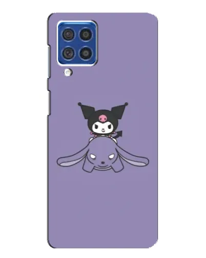 Чехол для Samsung Galaxy F62 с картинкой «Kuromi на лиловом фоне» Чехол для Samsung Galaxy F62 с картинкой «Kuromi на лиловом фоне»
