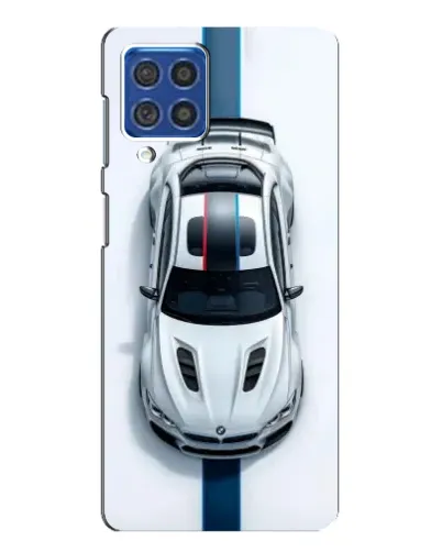 Чехол для Samsung Galaxy F62 с картинкой «Вид сверху — BMW M»