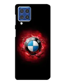 Чехол для Samsung Galaxy F62 с картинкой «Логотип BMW — вспышка»