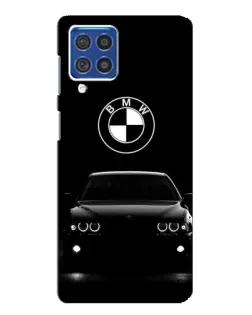 Чехол для Samsung Galaxy F62 с картинкой «BMW — взгляд из темноты»