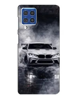 Чехол для Samsung Galaxy F62 с картинкой «BMW сквозь туман»