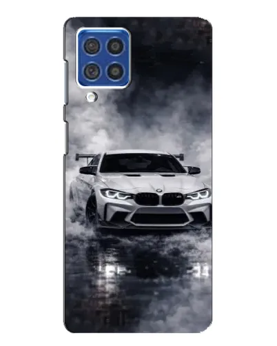 Чехол для Samsung Galaxy F62 с картинкой «BMW сквозь туман»