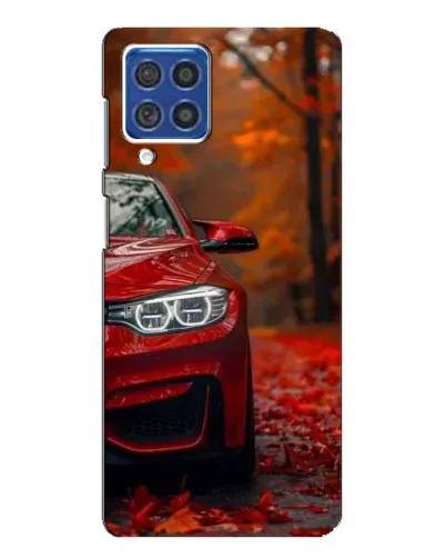 Чехол для Samsung Galaxy F62 с картинкой «Осенняя BMW M4»