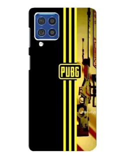 Чехол для Samsung Galaxy F62 с картинкой «PUBG — камуфляжный шлем» Чехол для Samsung Galaxy F62 с картинкой «PUBG — камуфляжный шлем»