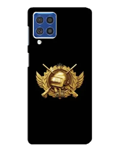 Чехол для Samsung Galaxy F62 с картинкой «PUBG — оранжевый градиент»