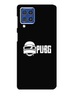 Чехол для Samsung Galaxy F62 с картинкой «PUBG — классический лого»