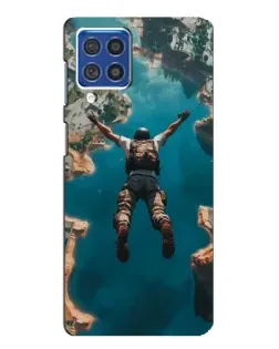 Чехол для Samsung Galaxy F62 с картинкой «PUBG — свободное падение»