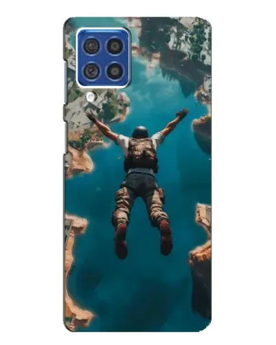 Чехол для Samsung Galaxy F62 с картинкой «PUBG — свободное падение»