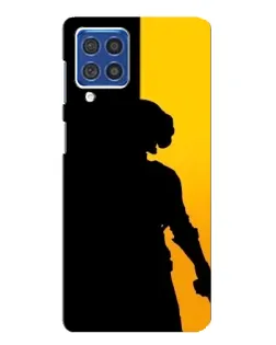 Чехол для Samsung Galaxy F62 с картинкой «Тень воина PUBG»