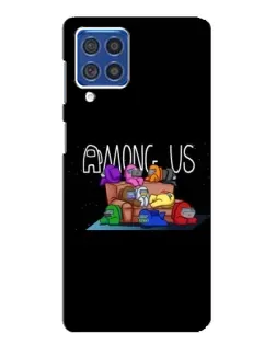 Чохол для Samsung Galaxy F62 з картинкою «Логотип Among Us»