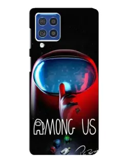 Чехол для Samsung Galaxy F62 с картинкой «Красный импостер — макро» Чехол для Samsung Galaxy F62 с картинкой «Красный импостер — макро»