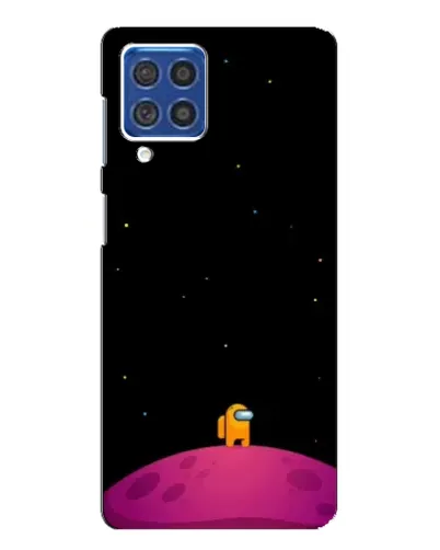 Чехол для Samsung Galaxy F62 с картинкой «Одинокий герой на планете»