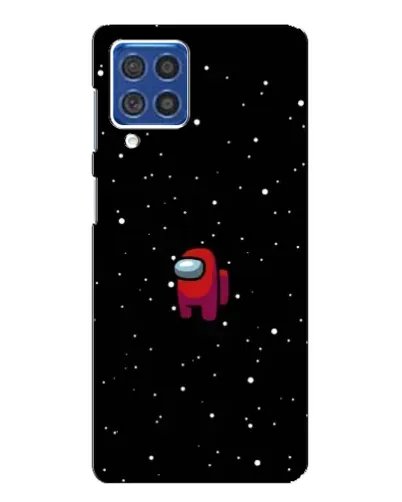 Чехол для Samsung Galaxy F62 с картинкой «Красный Among Us»