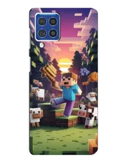 Чохол для Samsung Galaxy F62 з картинкою «Стів на фермі»