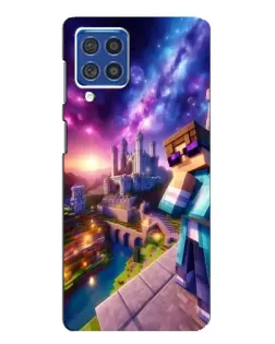 Чехол для Samsung Galaxy F62 с картинкой «Стив и космос» Чехол для Samsung Galaxy F62 с картинкой «Стив и космос»