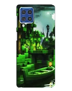 Чехол для Samsung Galaxy F62 с картинкой «Minecraft лесной пейзаж» Чехол для Samsung Galaxy F62 с картинкой «Minecraft лесной пейзаж»