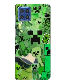 Чехол для Samsung Galaxy F62 с картинкой «Криперы Minecraft» Чехол для Samsung Galaxy F62 с картинкой «Криперы Minecraft»