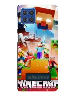 Чехол для Samsung Galaxy F62 с картинкой «Minecraft герои игры» Чехол для Samsung Galaxy F62 с картинкой «Minecraft герои игры»
