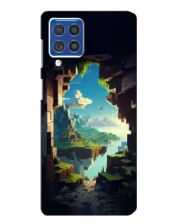 Чехол для Samsung Galaxy F62 с картинкой «Вид из пещеры»
