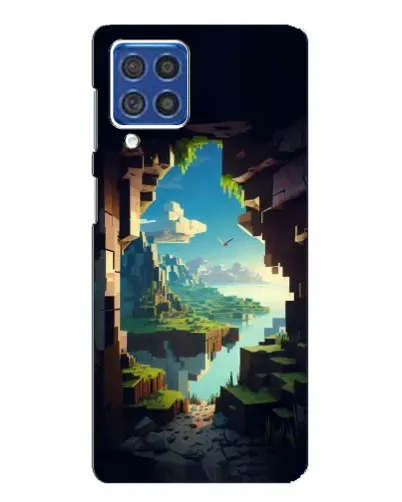 Чехол для Samsung Galaxy F62 с картинкой «Вид из пещеры»
